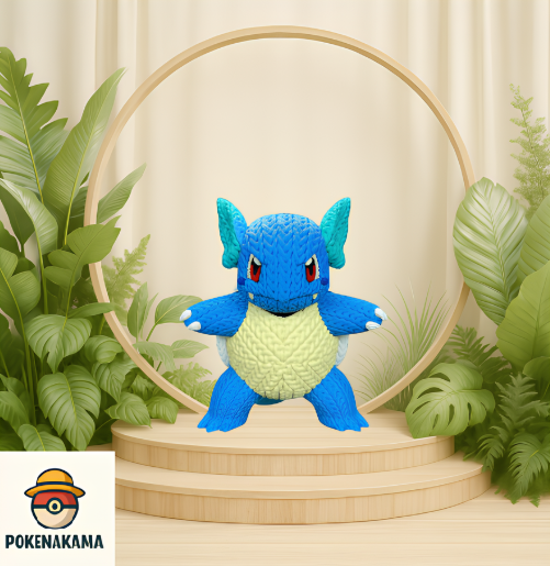 FIGURA WARTORTLE -  POKEMON KNITTED