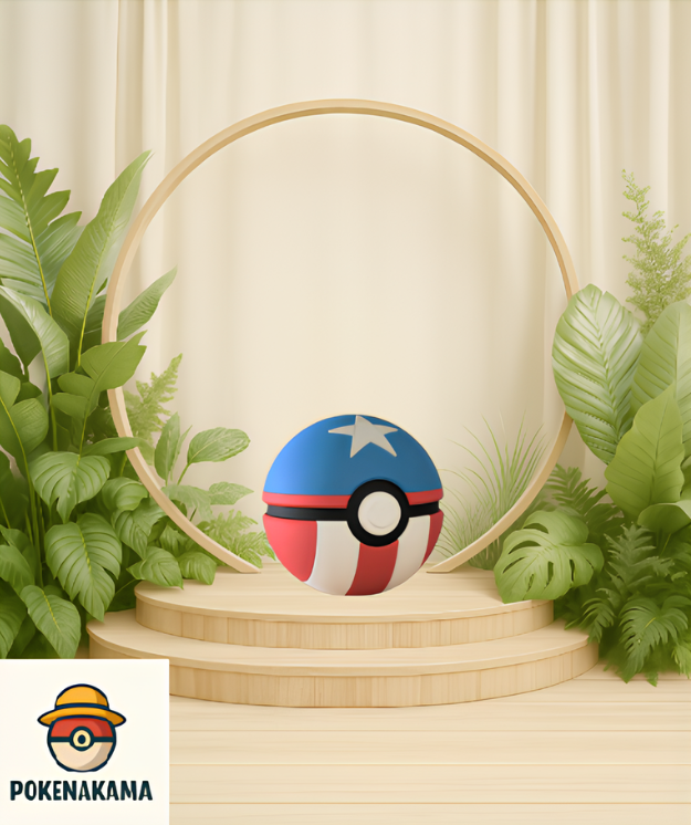 POKEBALL CLÁSICA CAPITAN AMÉRICA