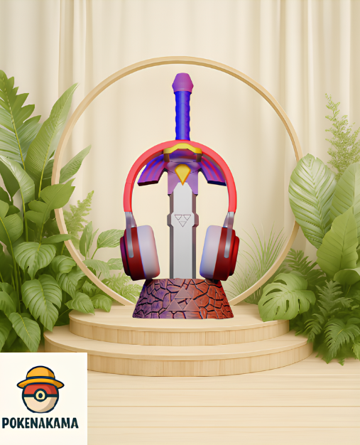 SOPORTE ESPADA MAESTRA ZELDA CASCOS - VARIEDAD