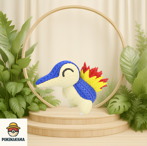 FIGURA CYNDAQUIL - POKEMON KNITTED