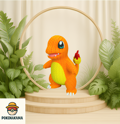 FIGURA CHARMANDER -  POKEMON KNITTED