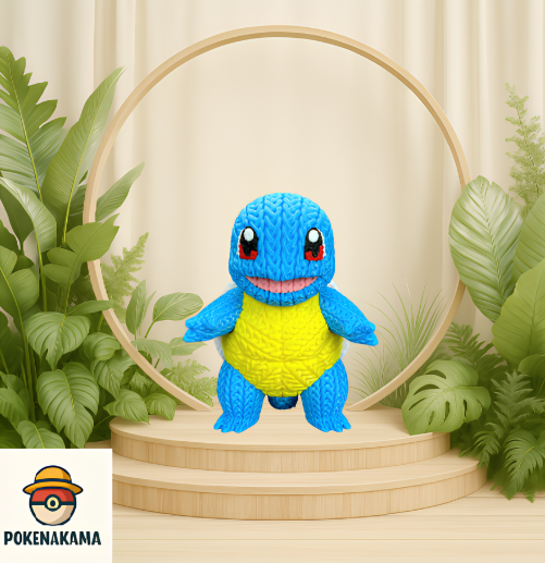 FIGURA SQUIRTLE -  POKEMON KNITTED